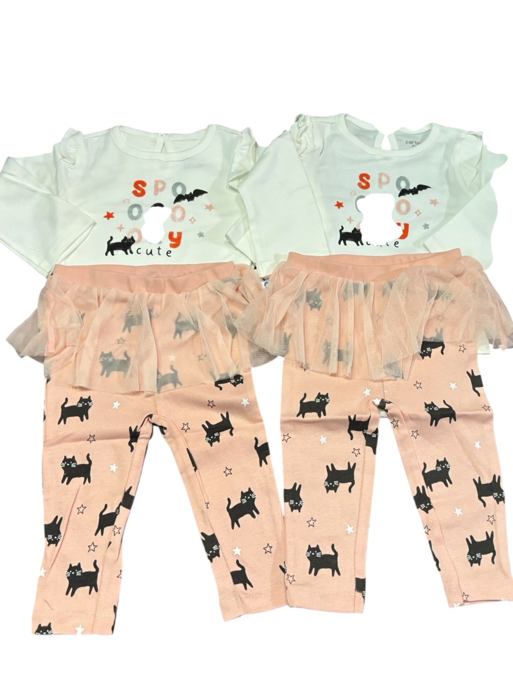 NWT 9M twins Carter’s Halloween outfits